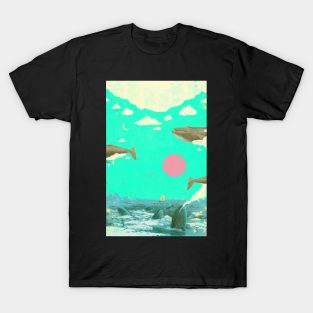 FLOATING WHALES T-Shirt